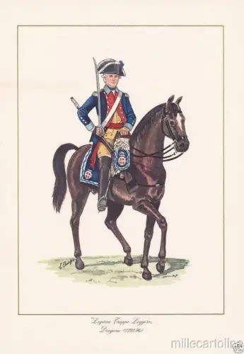 § MAGAZIN G.D. F. 1971 - FARBDRUCK - LEGION LEICHTER TRUPPEN - TAB. 10