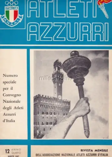 § MAGAZIN ATHLETI AZZURRI MÄRZ 1967