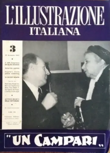 § MAGAZIN L'ILLUSTRAZIONE ITALIANA N° 3 JANUAR 1947 - ANTARTIDE - POLIZEI