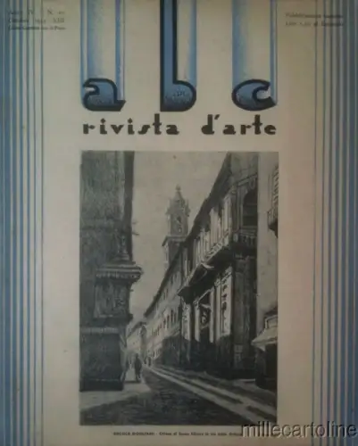 § KUNSTZEITSCHRIFT EDITION A.B.C. ANNO IV N.10 OKTOBER 1935