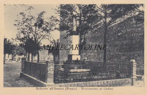 BELFORTE ALL'ISAURO: Denkmal für die Gefallenen 1952