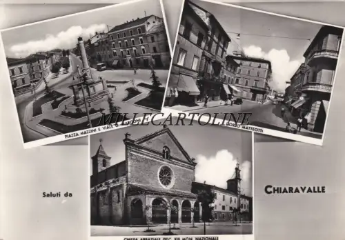 CHIARAVALLE (ANCONA): Grüße aus - 3 Ansichten 1959