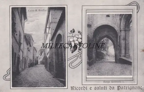 PATRIGNONE: Erinnerungen und Grüße aus - 2 Ansichten