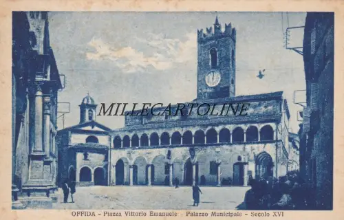 ANGEBOT: Piazza Vittorio Emanuele - Palazzo Municipale XVI sec. 1927