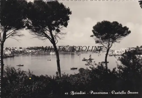 BRINDISI: Panorama - Castello Svevo 1954