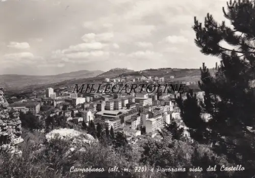 CAMPOBASSO: Panorama vom Schloss 1962 aus gesehen