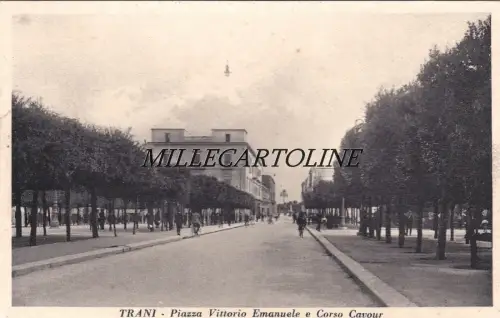 TRANI: Piazza Vittorio Emanuele und Corso Cavour