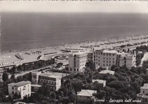 # RIMINI: STRAND AUS DEM FLUGZEUG