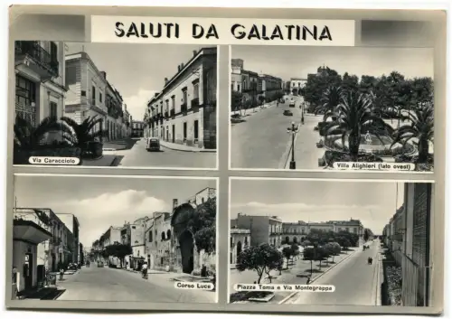 GALATINA (LECCE), GRUSS AUS, MIT 4 ANSICHTEN, 1959