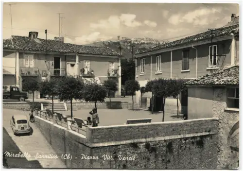 MIRABELLO SANNITICO (CAMPOBASSO), PIAZZA VITT. VENETO, 1963