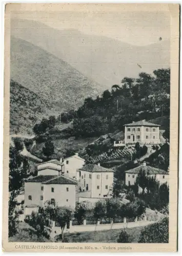 CASTELSANTANGELO (MAZERIERT), TEILANSICHT, 1956