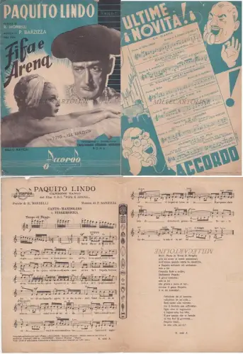 TOTO - Niedliche Partitur zum Film FIFA e Arena mit Isa Barzizza