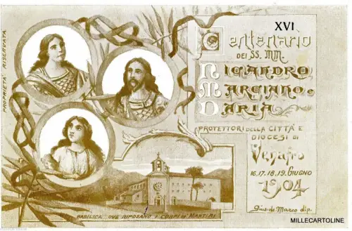 VENAFRO - XVI CENTENARIO SS. MARTIRI NICANDRO - MARCIANO E DARIA