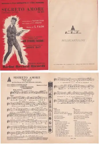 Noten aus dem Film Secret of Love mit Doris Day