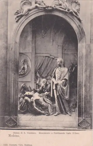 MODENA - Kirche St. Vinzenz - Denkmal für Ferdinand Karl von Osten