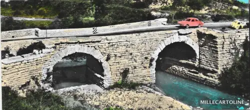 PESARO - Cagli - Ponte Grosso - Mignon/Baby Card Mini Postkarte