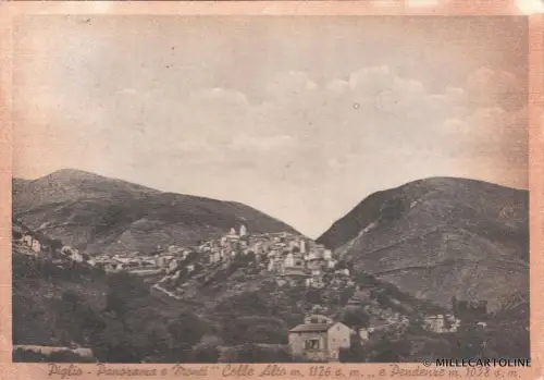 PIGLIO - Panorama e Monti Colle Alto e Pendenze 1954