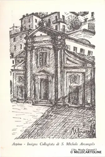 ARPINO - Abzeichen Collegiata di S. Michele Arcangelo (Dis. Nicola Cerasoli)