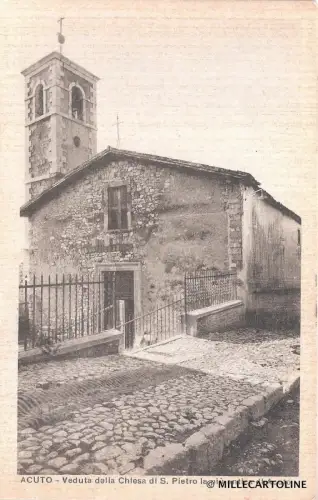 AKUT - Blick auf die Kirche St. Peter - Die älteste von Akut