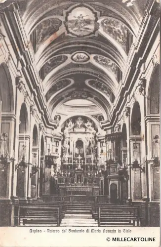 ARPINO - Innenraum des Heiligtums Maria Himmelfahrt 1931