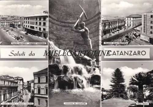 CATANZARO: Grüße aus - 5 Ansichten 1970
