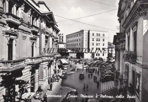 CATANZARO: Corso Mazzini e Palazzo delle Poste 1964