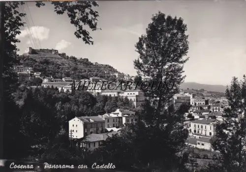 COSENZA: Panorama mit Schloss 1952