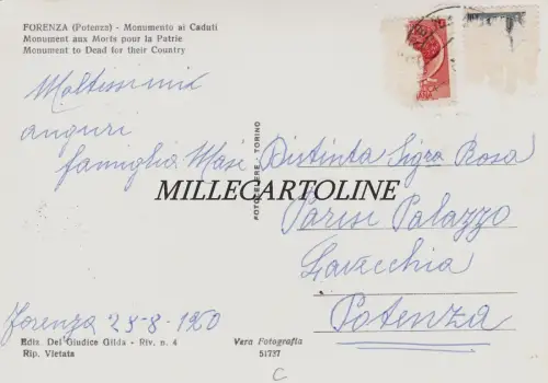 FORENZA: Gefallenenkmal 1960