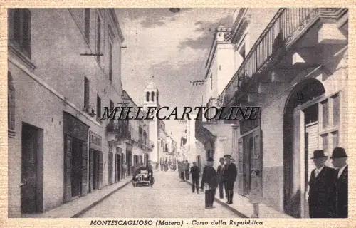 MONTESCAGLIOSO: Corso della Repubblica