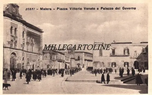 MATERA: Piazza Vittorio Veneto und Palazzo del Governo Nr. 20551