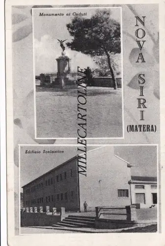 NEUES SYRIEN: Gefallenendenkmal und Schulgebäude 1957