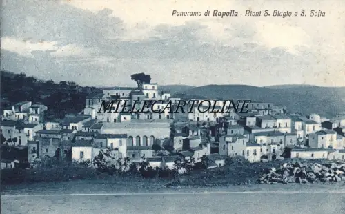 RAPOLLA: Panorama - Rioni S. Biagio e S. Sofia 1931