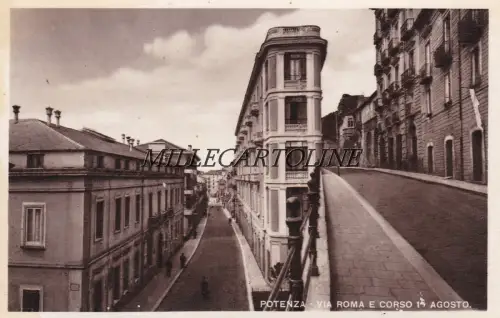 POTENZA: Via Roma e Corso 14 Agosto