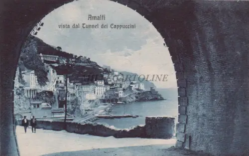 AMALFI - Blick vom Kapuzinertunnel