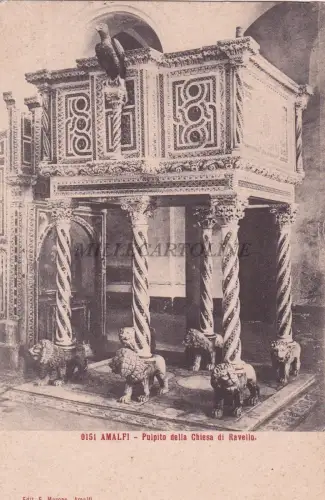 AMALFI - Kanzel der Kirche von Ravello