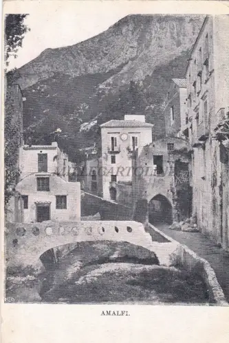 AMALFI - Blick mit Brücke