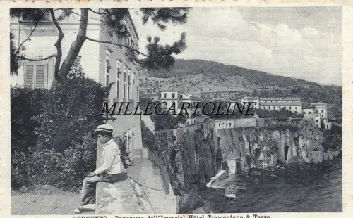 SORRENT: Panorama dell'Imperial Hotel Tramontano & Tasso 1915