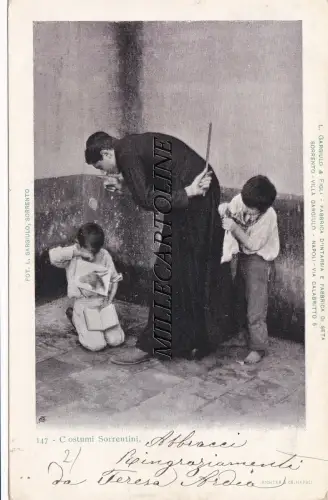 SORRENTO: Costumi Sorrentini 1902