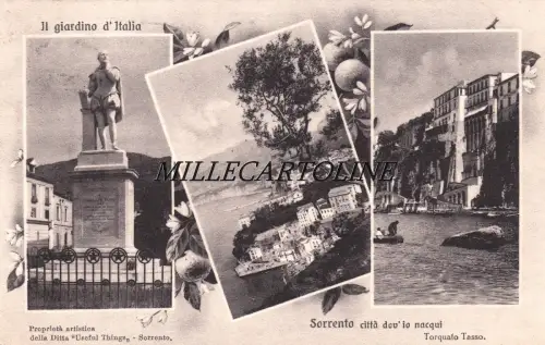 SORRENT: Il Giardino d'Italia - 3 Ansichten 1922