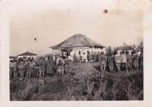 * WWII - Kleines Foto - Soldaten, Russland 1942 Karikinoscaia