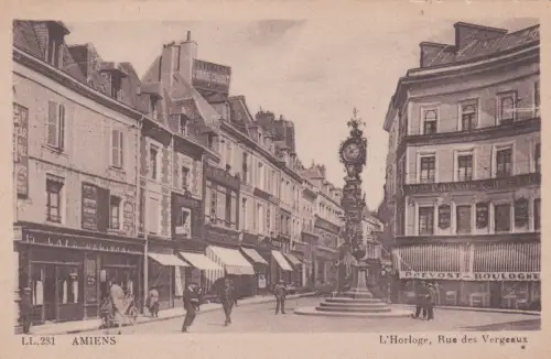 * FRANKREICH - Amiens - L'Horloge, Rue des Vergeaux