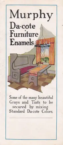 * MURPHY DA-COTE - Werbebroschüre - Möbelemails