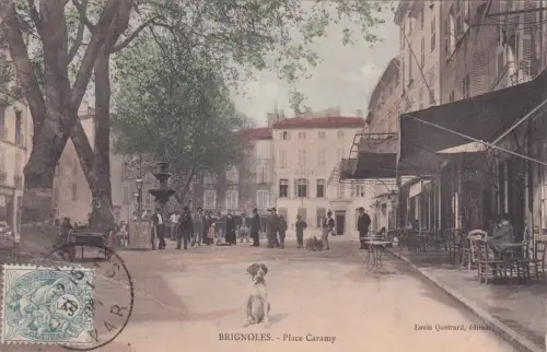 * FRANKREICH - Brignoles - Place Caramy 1906