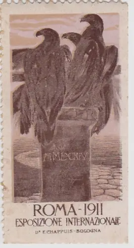 # CAMBELLOTTI - Erinnofilo: 1911 - ROM AUSSTELLUNG INTERNATIONAL