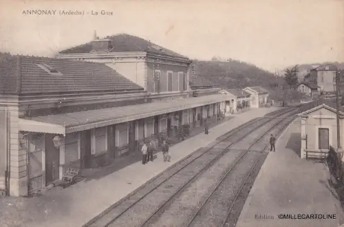 FRANKREICH CPA ANNONAY (Ardeche 07): La Gare
