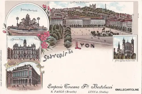 CPA - SOUVENIR DE LYON - GUGGENHEIM VERLAG, ZÜRICH - EMPORIO TOSCANO