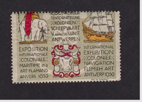 # ERINNOFILI: ANTWERPEN 1930 MARITIME KOLONIALAUSSTELLUNG