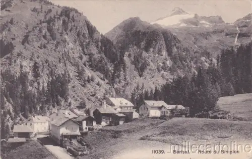 * SCHWEIZ - Bérisal - Route du Simplon 1910