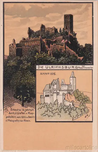 * FRANKREICH - Die Ulrichsburg bei Rappoltsweiler