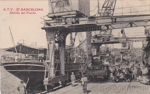 * SPANIEN - Barcelona - Hafendetails